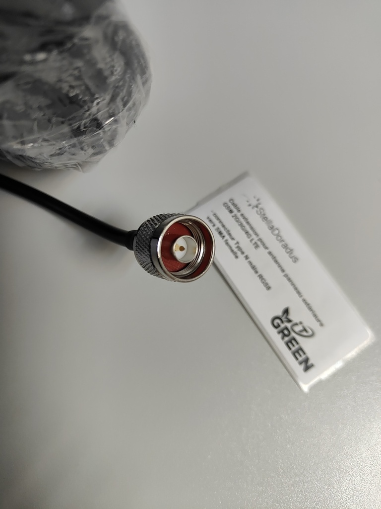 Stella Doradus cable extension pour antenne panneau extérieure GSM 2G/3G/4G LTE - connecteur Type N male RG58 vers SMA mâle - 12M   