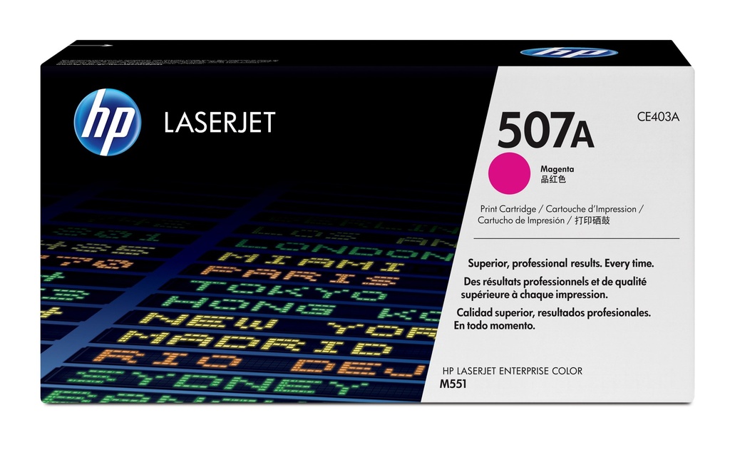 Toner Magenta 6000 pages (Magenta Toner 507A) - HP LaserJet Enterprise M551 / M570 / M575 - Neuf