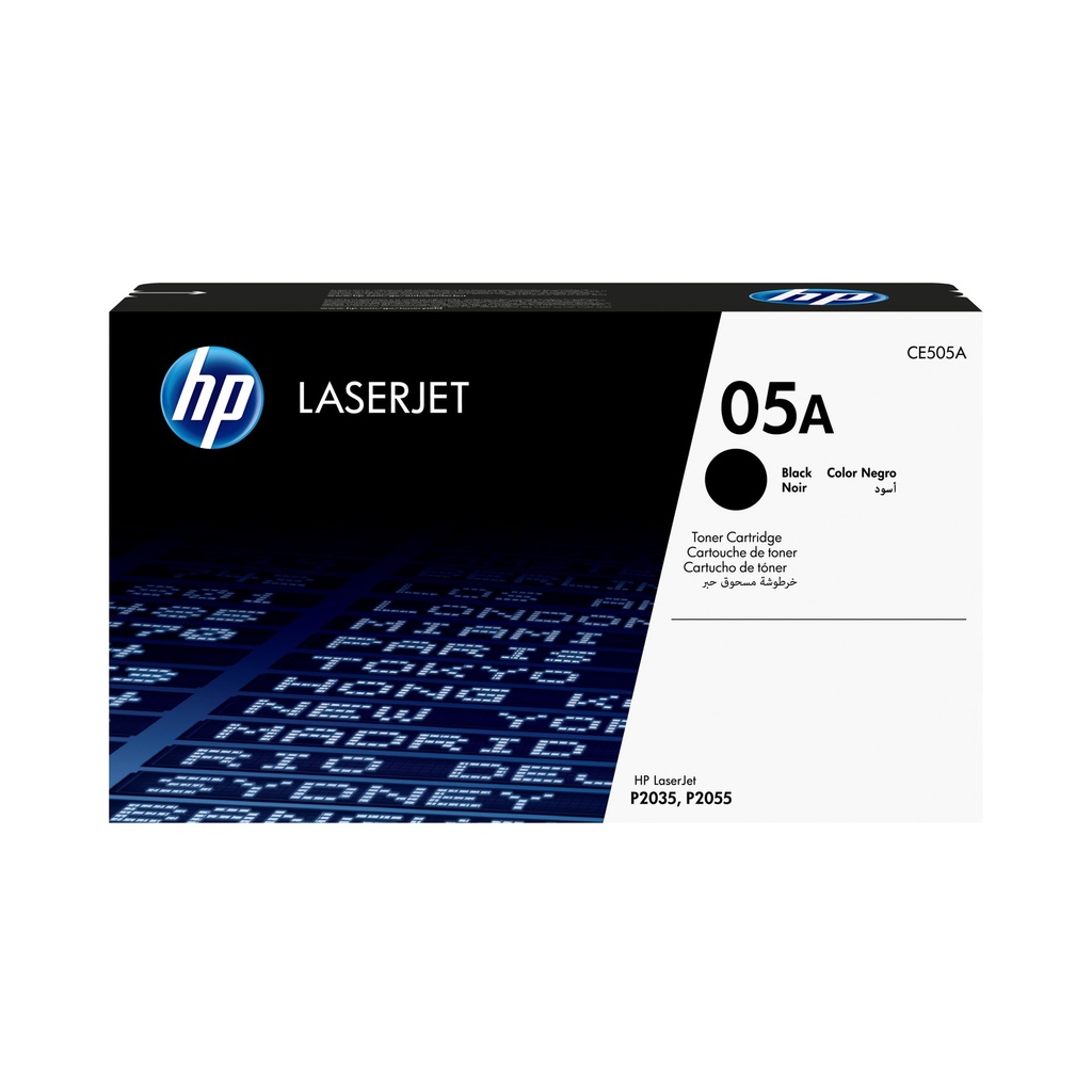 Toner Noir 2300 pages (Black Toner 05A) - HP LaserJet P2035 / P2055 - Neuf